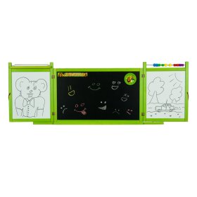 Kindermagneet/krijtbord voor aan de muur - groen, 3Toys.com