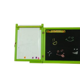 Kindermagneet/krijtbord voor aan de muur - groen, 3Toys.com