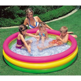 Kleurrijk opblaasbaar zwembad voor kinderen, INTEX