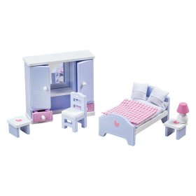 Tidlo Houten slaapkamermeubel licht paars-blauw